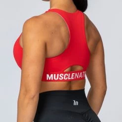 Muscle Nation Comfort Bra - Flame Womens