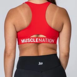 Muscle Nation Comfort Bra - Flame Womens