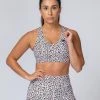 Muscle Nation Comfort Bra - Micro Leopard Womens