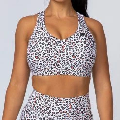 Muscle Nation Comfort Bra - Micro Leopard Womens 12 Muscle Nation Comfort Bra - Micro Leopard Womens