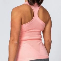 Muscle Nation Womens Comfort Seamless Tank - Ballet Pink Marl