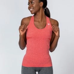 Muscle Nation Comfort Seamless Tank - Poppy Marl