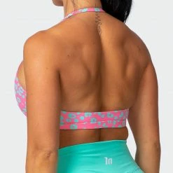 Muscle Nation Coastal Bralette - Cotton Candy Cheetah Print 12 Muscle Nation Coastal Bralette - Cotton Candy Cheetah Print