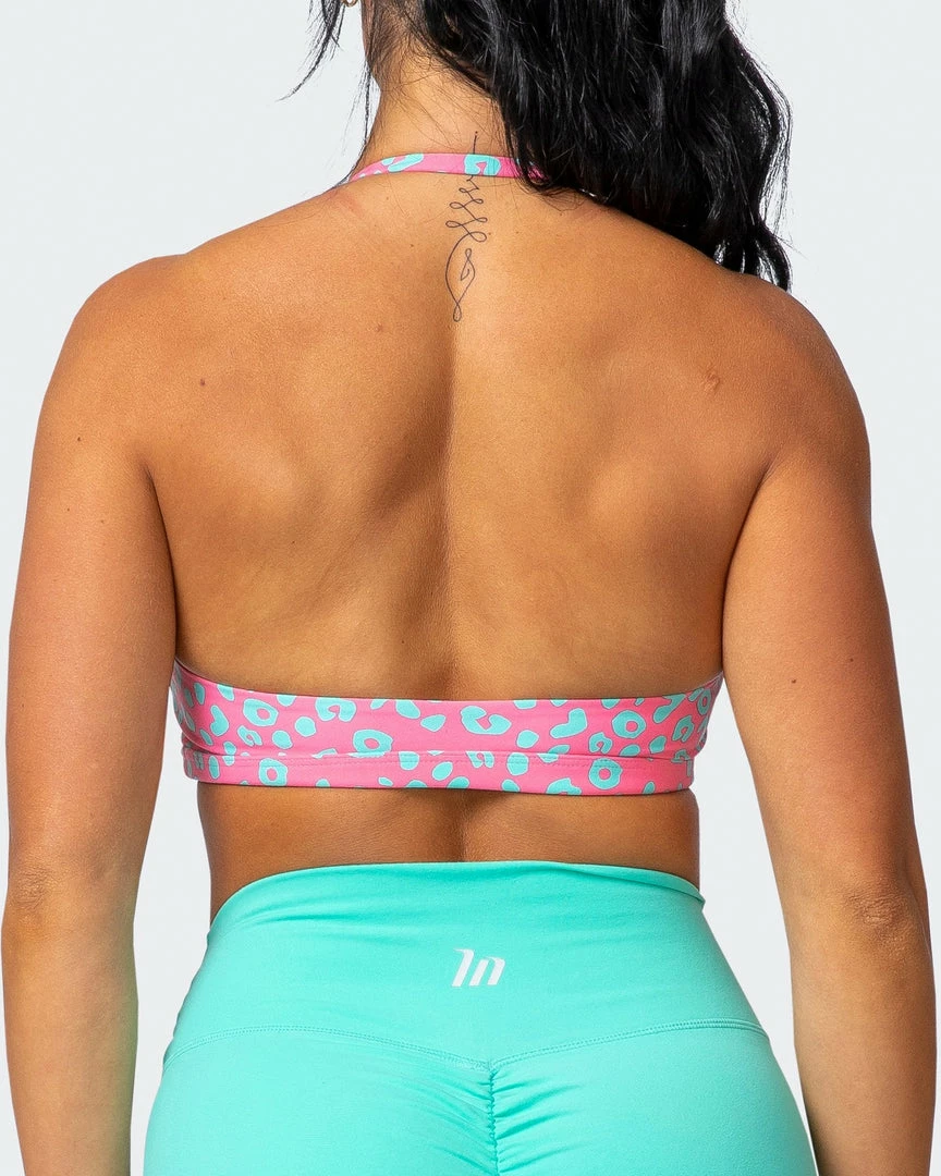 Muscle Nation Coastal Bralette - Cotton Candy Cheetah Print 8 Muscle Nation Coastal Bralette - Cotton Candy Cheetah Print