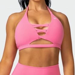 Muscle Nation Coastal Bralette - Pink Lemonade