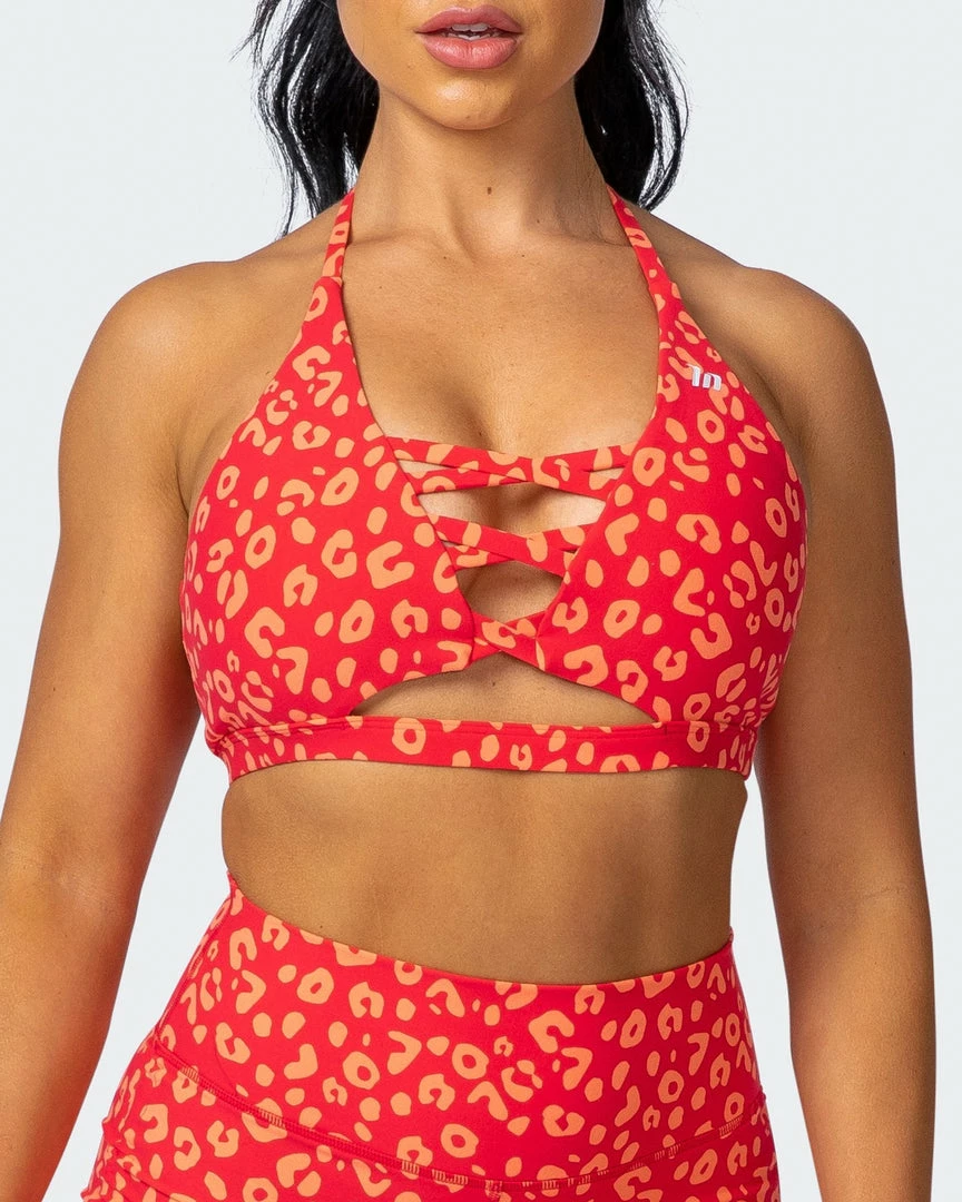 Muscle Nation Womens Coastal Bralette - Vibrant Cheetah Print 4 Muscle Nation Womens Coastal Bralette - Vibrant Cheetah Print