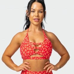 Muscle Nation Womens Coastal Bralette - Vibrant Cheetah Print 17 Muscle Nation Womens Coastal Bralette - Vibrant Cheetah Print