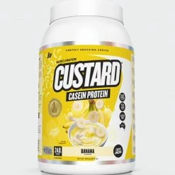 Muscle Nation CUSTARD Casein Protein - Banana - 25 Serves 30% EOFY SALE