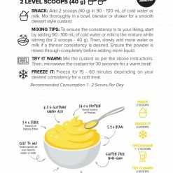 Muscle Nation CUSTARD Casein Protein - Banana - 25 Serves 30% EOFY SALE 8 Muscle Nation CUSTARD Casein Protein - Banana - 25 Serves 30% EOFY SALE