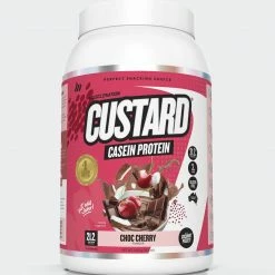 Muscle Nation CUSTARD Casein Protein - Choc Cherry - 25 Serves 30% EOFY SALE