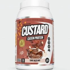 Muscle Nation CUSTARD Casein Protein - Choc Hazelnut - 25 Serves 30% EOFY SALE