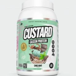 Muscle Nation CUSTARD Casein Protein - Choc Mint - 25 Serves