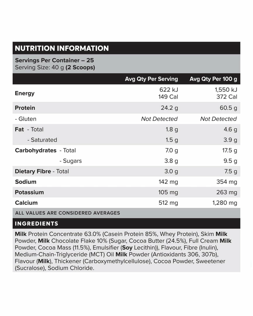 Muscle Nation CUSTARD Casein Protein - Choc Mint - 25 Serves 6 Muscle Nation CUSTARD Casein Protein - Choc Mint - 25 Serves