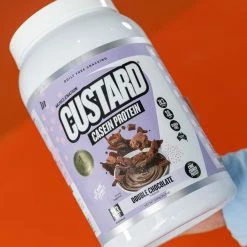 Muscle Nation 30% EOFY SALE CUSTARD Casein Protein - Double Chocolate - 25 Serves