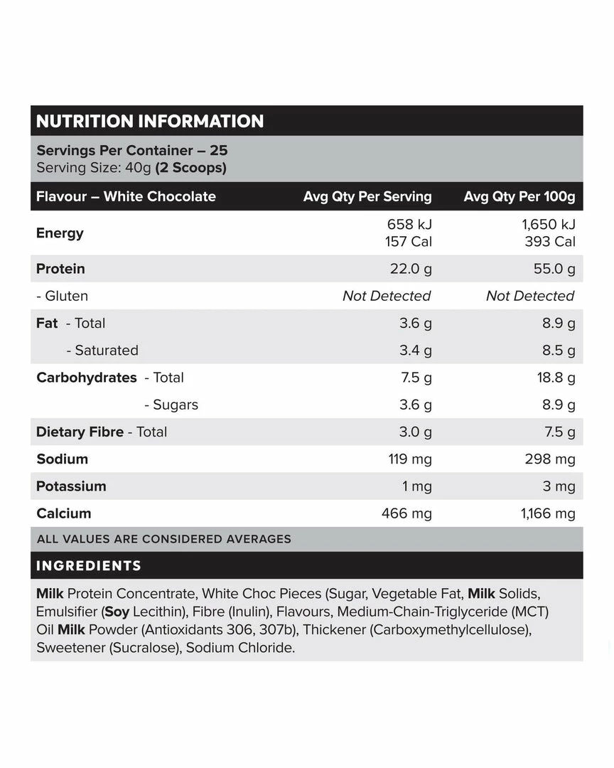 Muscle Nation CUSTARD Casein Protein - Vanilla - 25 Serves 6 Muscle Nation CUSTARD Casein Protein - Vanilla - 25 Serves