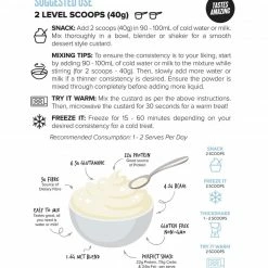 Muscle Nation CUSTARD Casein Protein - White Chocolate - 25 Serves 30% EOFY SALE 10 Muscle Nation CUSTARD Casein Protein - White Chocolate - 25 Serves 30% EOFY SALE