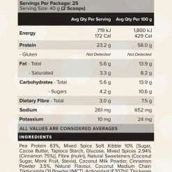 Muscle Nation 30% EOFY SALE CUSTARD Plant Protein - Cinnamon Churros - 25 Serves