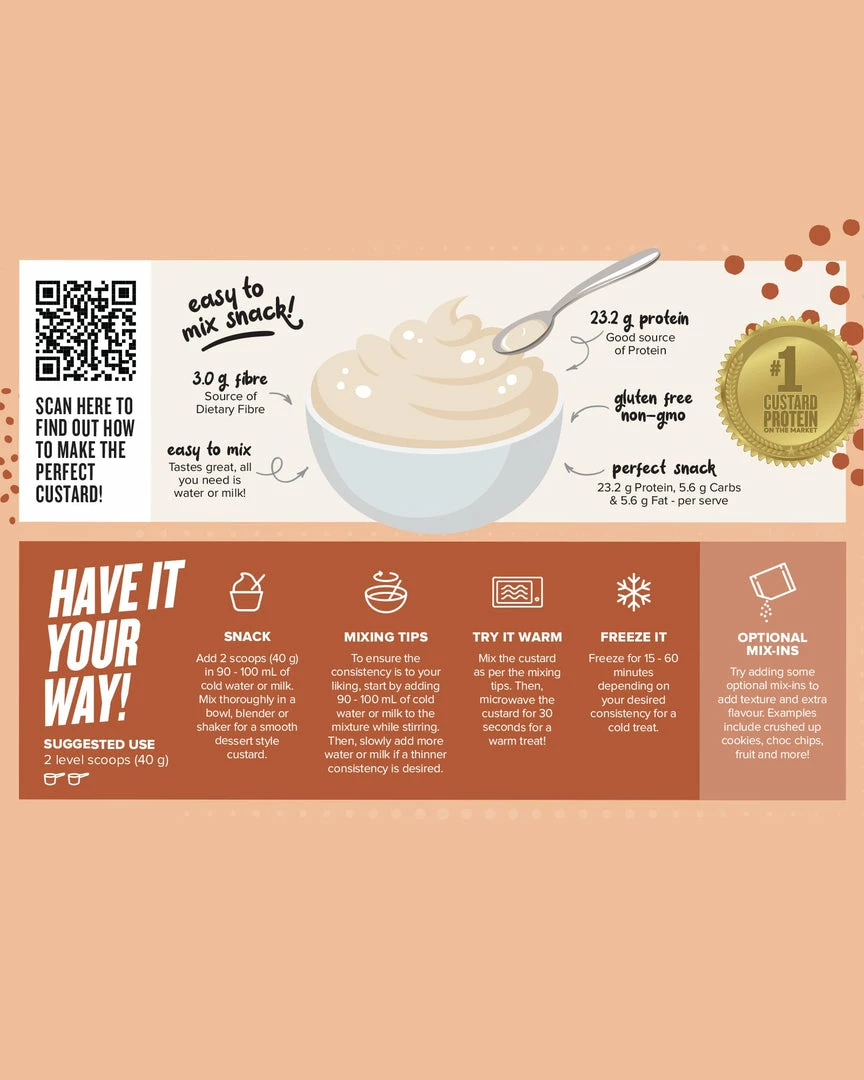 Muscle Nation 30% EOFY SALE CUSTARD Plant Protein - Cinnamon Churros - 25 Serves 5 Muscle Nation 30% EOFY SALE CUSTARD Plant Protein - Cinnamon Churros - 25 Serves