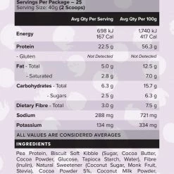 Muscle Nation CUSTARD Plant Protein - Double Chocolate - 25 Serves 30% EOFY SALE 7 Muscle Nation CUSTARD Plant Protein - Double Chocolate - 25 Serves 30% EOFY SALE