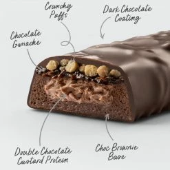 Muscle Nation CUSTARD Protein Bar - Choc Fudge Brownie - Box Of 12 30% EOFY SALE