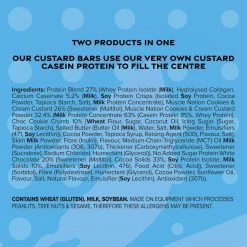 Muscle Nation CUSTARD Protein Bar - Cookies & Cream - Box Of 12