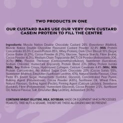 Muscle Nation CUSTARD Protein Bar - Choc Fudge Brownie