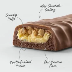 Muscle Nation CUSTARD Protein Bar - Choc Vanilla 30% EOFY SALE