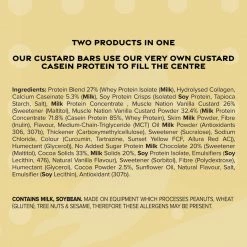 Muscle Nation CUSTARD Protein Bar - Choc Vanilla 30% EOFY SALE