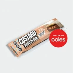 Muscle Nation 30% EOFY SALE CUSTARD Protein Bar - White Choc Hazelnut