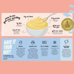 Muscle Nation CUSTARD Casein Protein - Vanilla - 11 Serves 30% EOFY SALE