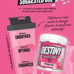 Muscle Nation DESTINY Pre Workout Burn - Creaming Soda - 30 Serves 30% EOFY SALE