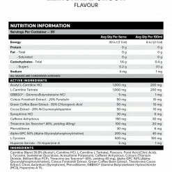 Muscle Nation DESTINY Pre Workout Burn - Lemonade Crush - 30 Serves 30% EOFY SALE