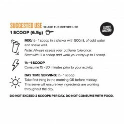 Muscle Nation DESTINY Pre Workout Burn - Orange Fizz - 30 Serves 30% EOFY SALE