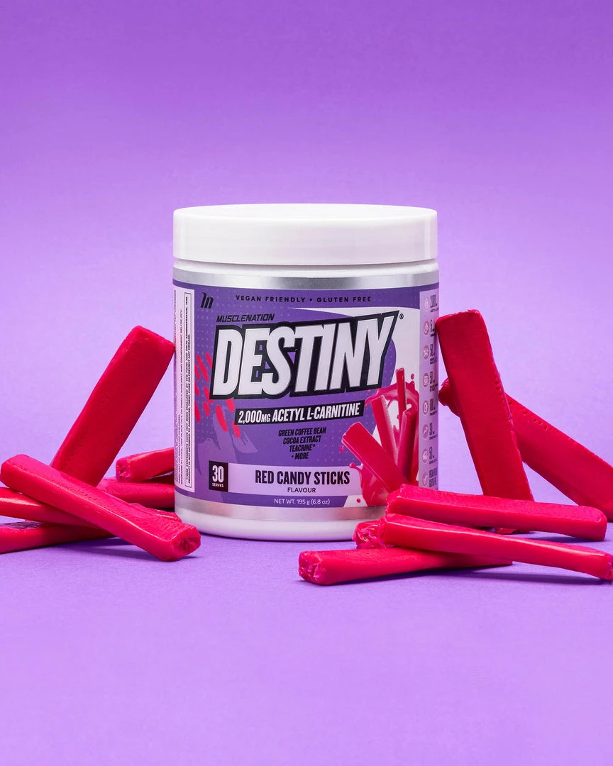 Muscle Nation 30% EOFY SALE DESTINY Pre Workout Burn - Red Candy Sticks - 30 Serves 4 Muscle Nation 30% EOFY SALE DESTINY Pre Workout Burn - Red Candy Sticks - 30 Serves