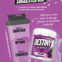 Muscle Nation DESTINY Pre Workout Burn - Sour Grape - 30 Serves