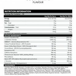 Muscle Nation DESTINY Pre Workout Burn - Sour Grape - 30 Serves