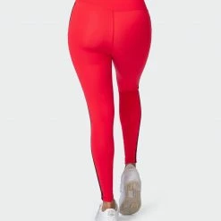 Muscle Nation Dynamic Ankle Length Leggings - Hot Red