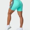 Muscle Nation Womens Dynamic Bike Shorts - Sea Glass 2 Muscle Nation Womens Dynamic Bike Shorts - Sea Glass
