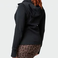 Muscle Nation Dynamic Zip Through Jacket - Black 30% EOFY SALE