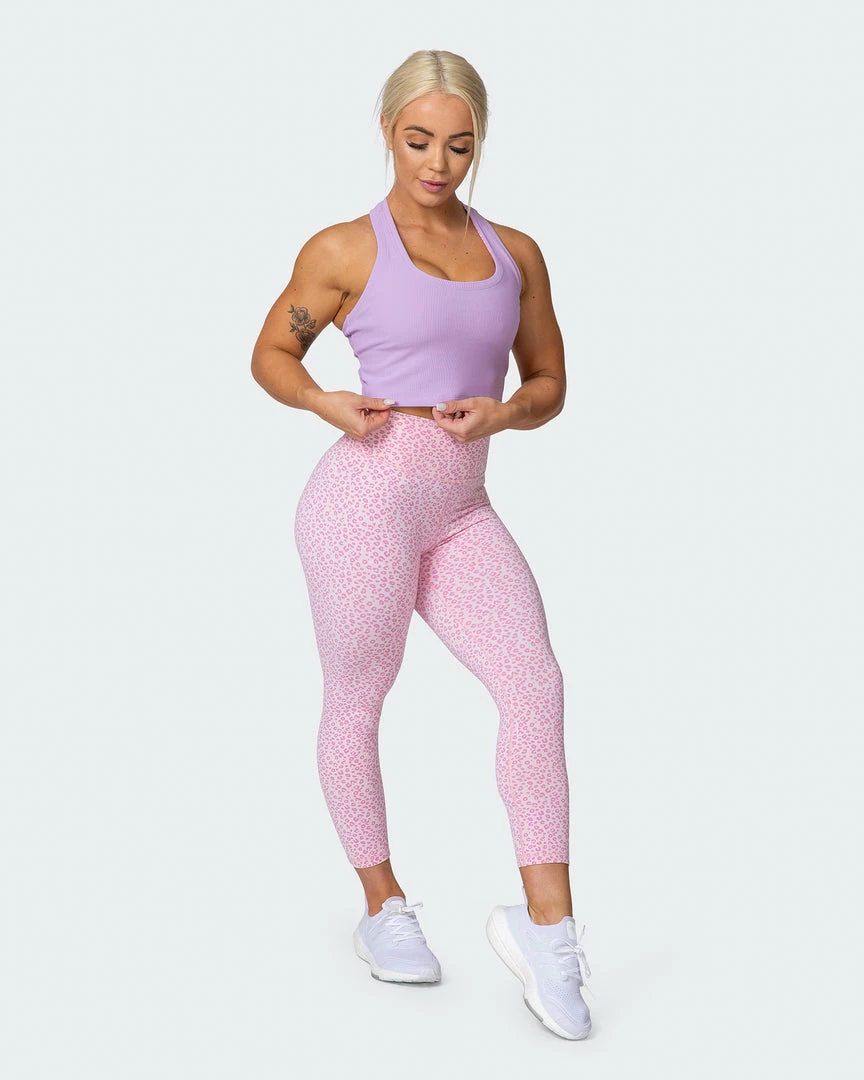 Muscle Nation Welcome To The Club Classic Rib Cropped Tank - Lilac 9 Muscle Nation Welcome To The Club Classic Rib Cropped Tank - Lilac