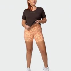 Muscle Nation 30% EOFY SALE Elevate Cropped Tee - Cocoa