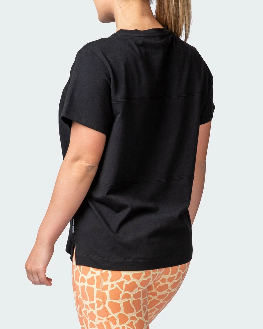 Muscle Nation Elevate Maternity Tee - Black 30% EOFY SALE 11 Muscle Nation Elevate Maternity Tee - Black 30% EOFY SALE