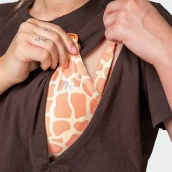 Muscle Nation Elevate Maternity Tee - Cocoa 30% EOFY SALE