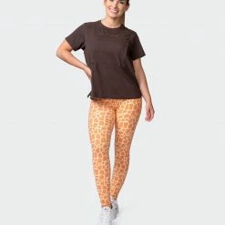 Muscle Nation Elevate Maternity Tee - Cocoa 30% EOFY SALE