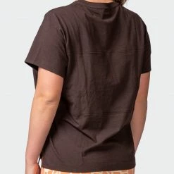 Muscle Nation Elevate Maternity Tee - Cocoa 30% EOFY SALE