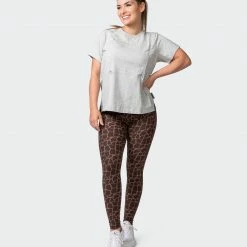 Muscle Nation Elevate Maternity Tee - Light Grey Marl 30% EOFY SALE
