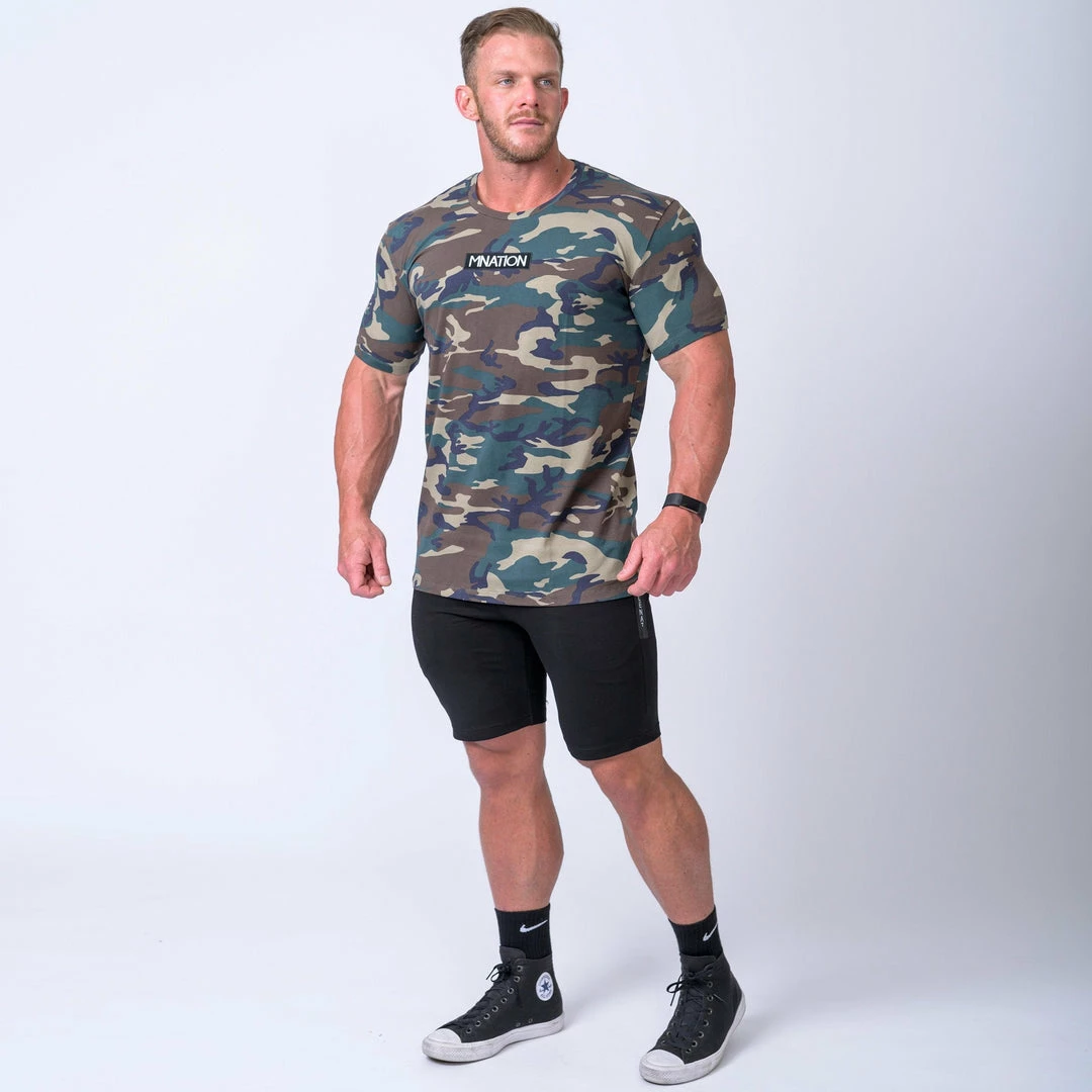 Muscle Nation Embroidery Tee - Camo 5 Muscle Nation Embroidery Tee - Camo