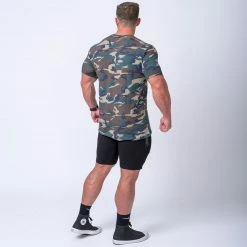 Muscle Nation Embroidery Tee - Camo 9 Muscle Nation Embroidery Tee - Camo