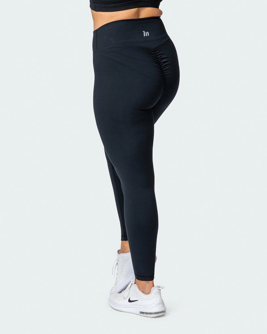 Muscle Nation Everyday Scrunch Ankle Length Leggings - Black 6 Muscle Nation Everyday Scrunch Ankle Length Leggings - Black
