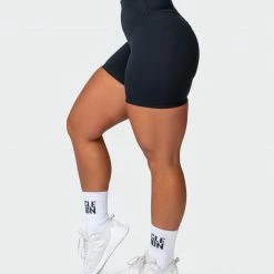 Muscle Nation 30% EOFY SALE Everyday Scrunch Bike Shorts - Black